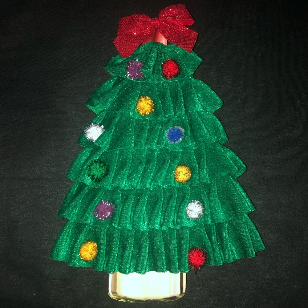 Christmas Tree Wine Cover